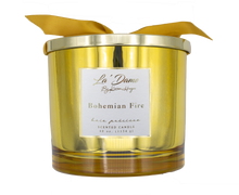 Load image into Gallery viewer, La Dame By KH  The Golden Hour -4 Wick Bohemian Fire Candle - Limited Addition
